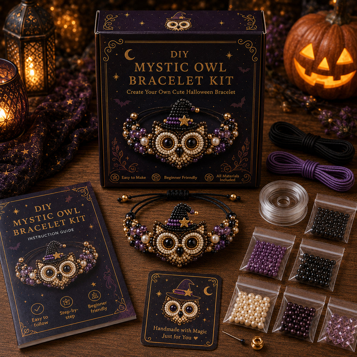 π DIY Halloween Beaded Bracelet Kit