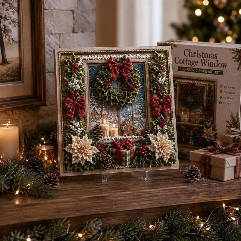 ๐3D Christmas Fabric Poke Art Kit๐