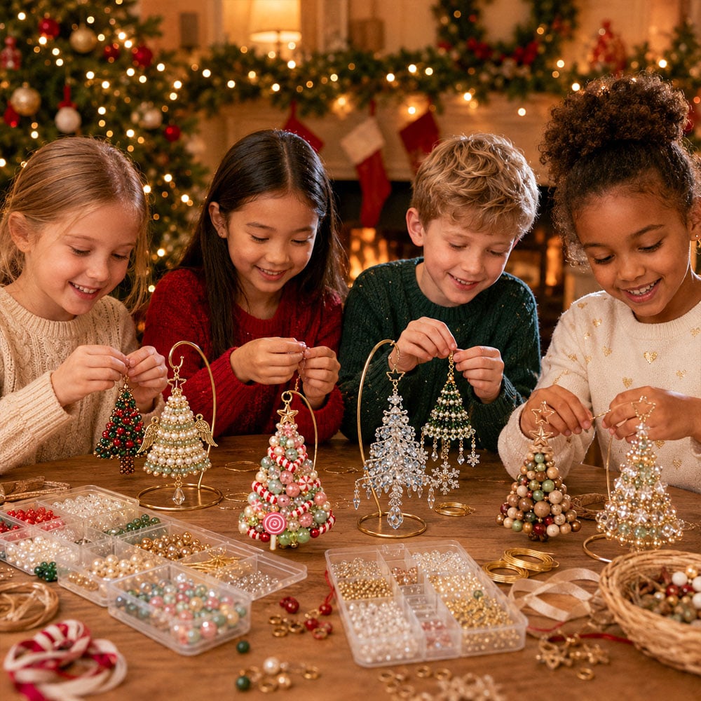 š²DIY Christmas Tree Beaded Ornament Kit