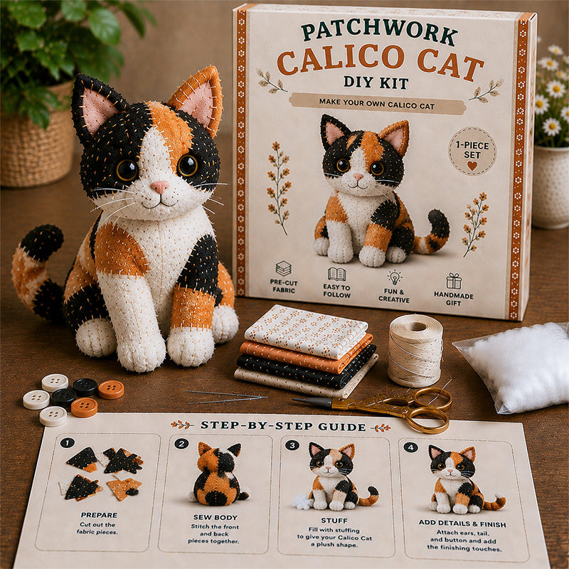 🧵DIY Patchwork Gnome Kit – Create Your Own Adorable Gnome 🧙♂️