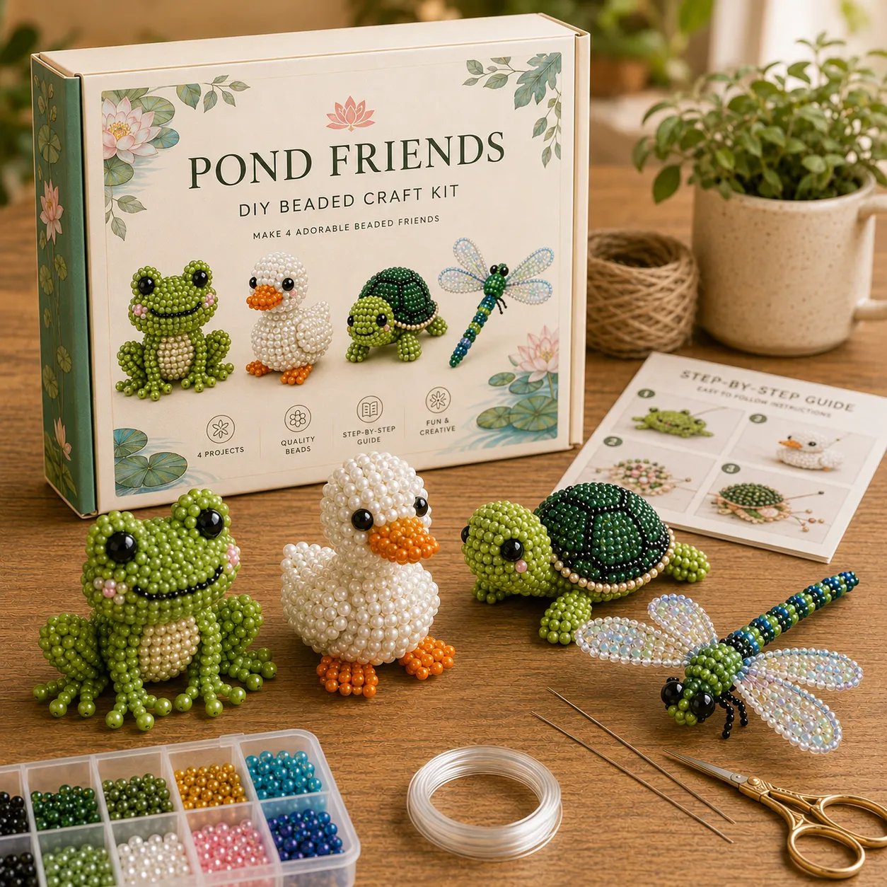🔥Gift- 🎁✨ Tiny 3D Beaded Animal DIY Kit