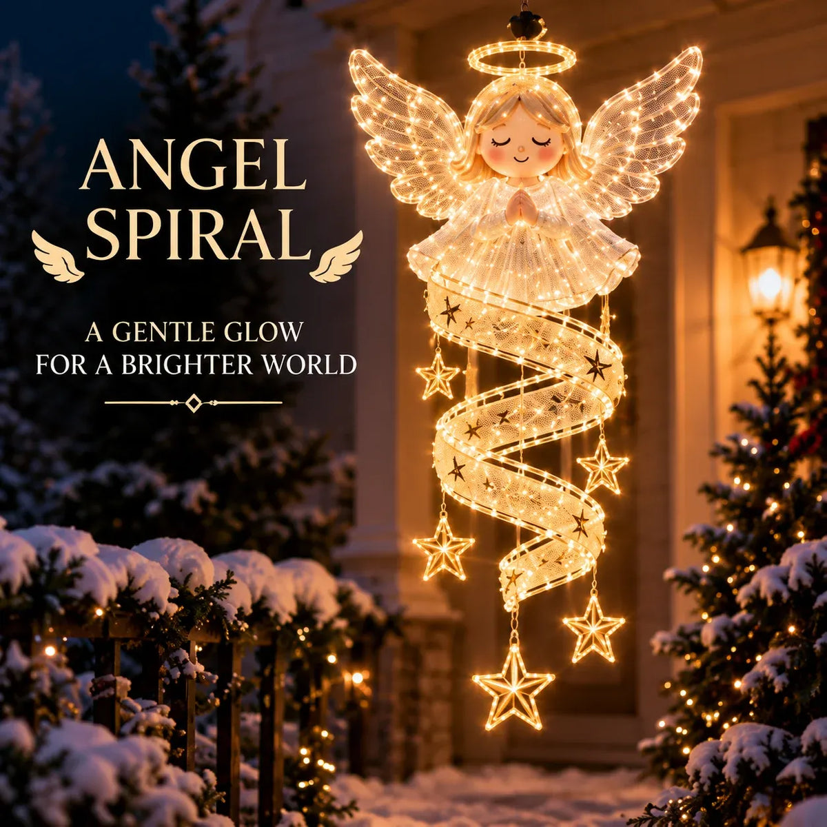 🎄Christmas Magic Spiral™ Hanging LED Light Collection