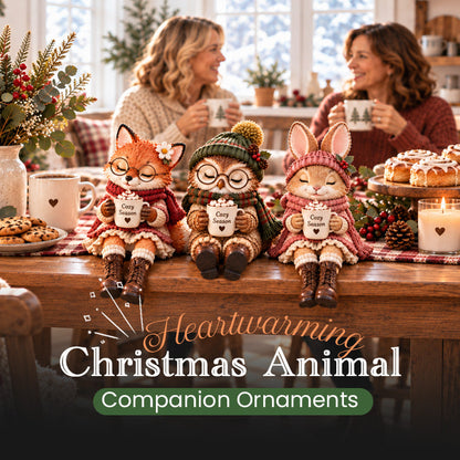 Heartwarming Christmas Animal Companion Ornaments