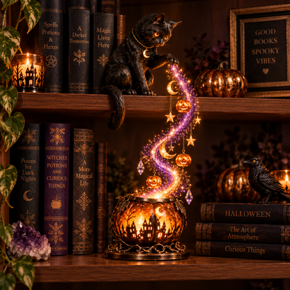 🔥 Hot Sale 45% OFF | 🌙 Midnight Spellstream™ – Enchanted Halloween Shelf Light Collection