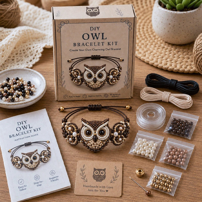 🐙DIY Beaded Bracelet Making Kit