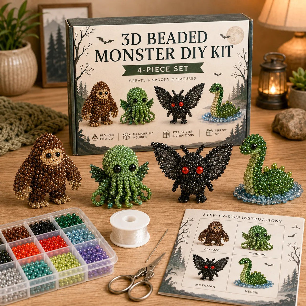 🔥Gift- 🎁✨ Tiny 3D Beaded Animal DIY Kit