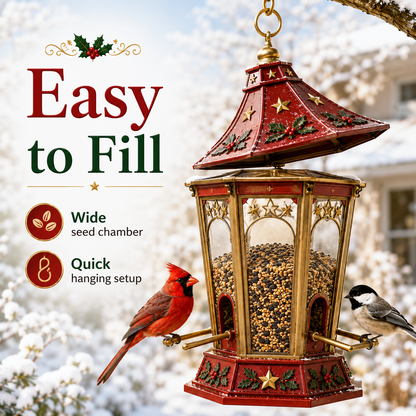 ⛄Christmas Bird Feeder Collection✨ Festive Hanging Garden Feeders for Wild Birds