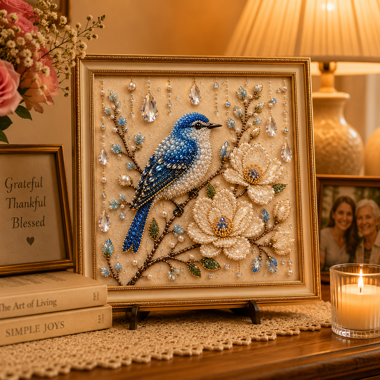 🌸 Luxury Bird Pearl Art DIY Kit