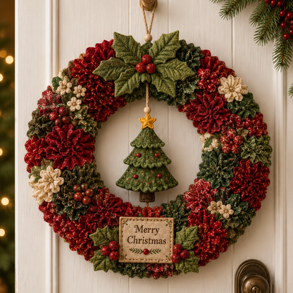 🎄🧶Create your own festive wreath