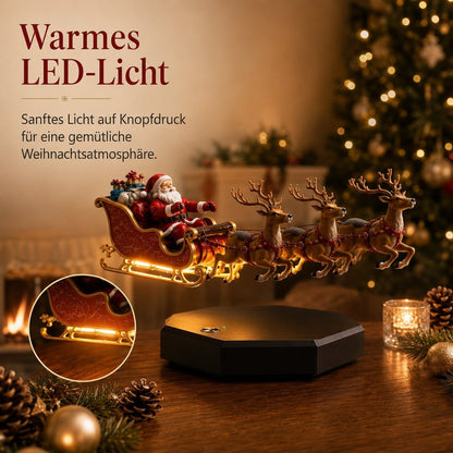 🎅 Santa’s Flying Sleigh — Magnetic Levitation Christmas Display ✨