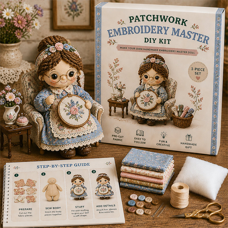 🌸Patchwork DIY Doll Kits – Handmade Fun & Creativity