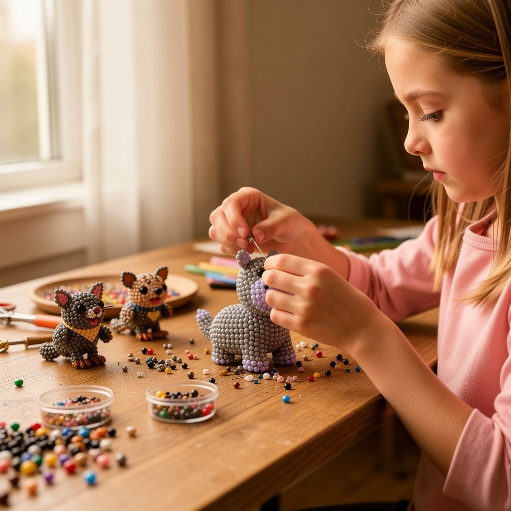 🔥Gift- 🎁✨ Tiny 3D Beaded Animal DIY Kit