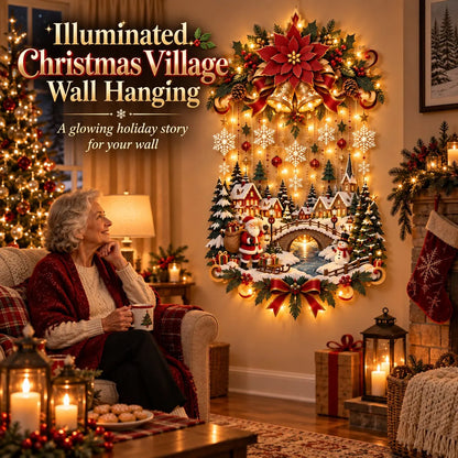 Christmas Village Wall Hanging