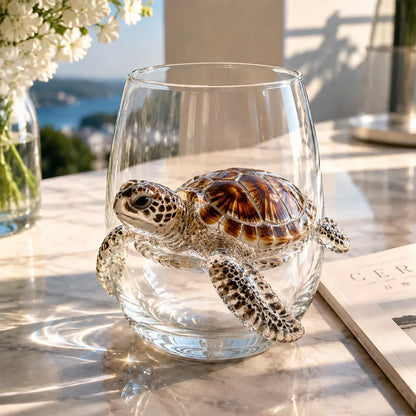 🌊Artisanal Blue Ringed Octopus Glassware