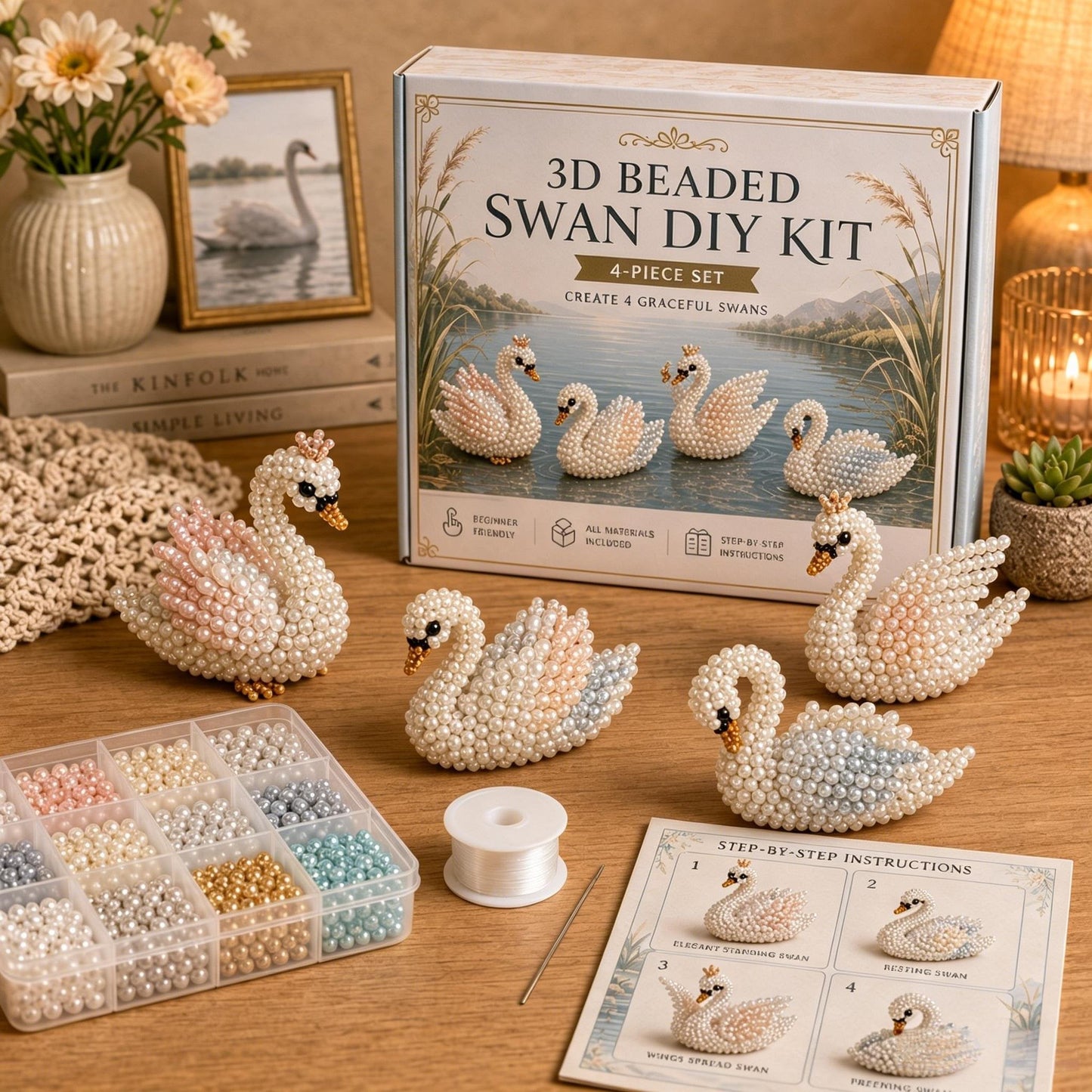 🔥Gift- 🎁✨ Tiny 3D Beaded Animal DIY Kit