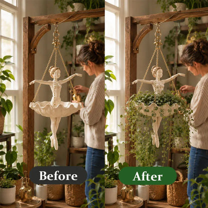 🩰 Ballet Dancer Hanging Planter🌿