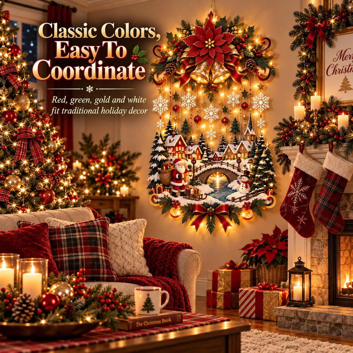 Christmas Village Wall Hanging