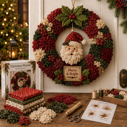🎄🧶Create your own festive wreath