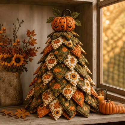 🎃🧵DIY Halloween Quilted Fabric Tree Kit