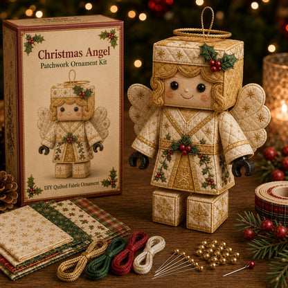 🎅⛄ Christmas Classics Block Figure Patchwork Ornament DIY Kit