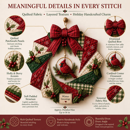 🎄Christmas Fabric Wreath DIY Kit – A Keepsake You’ll Hang with Pride Year After Year