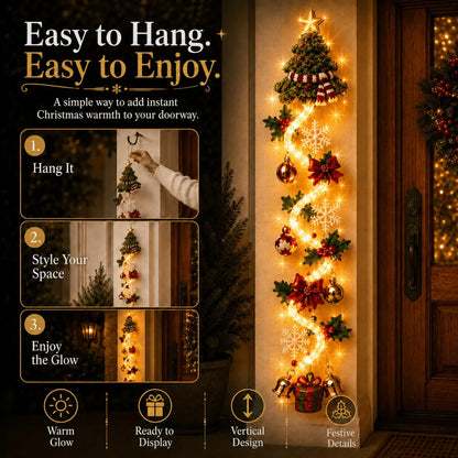 🎅🎄 Glowing Christmas Door Hanger