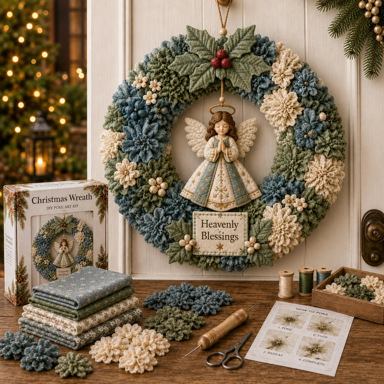🎄🧶Create your own festive wreath