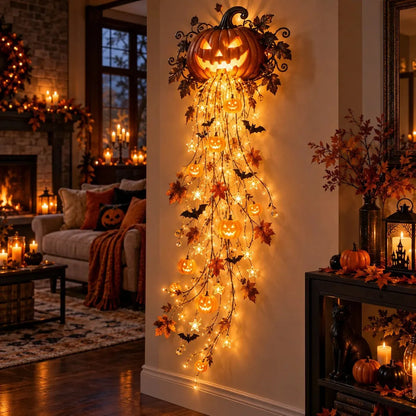 🎃 Halloween Cascade Wall Light Collection | 5 Gothic Glowing Designs for Entryways, Living Rooms & Stair Walls ✨