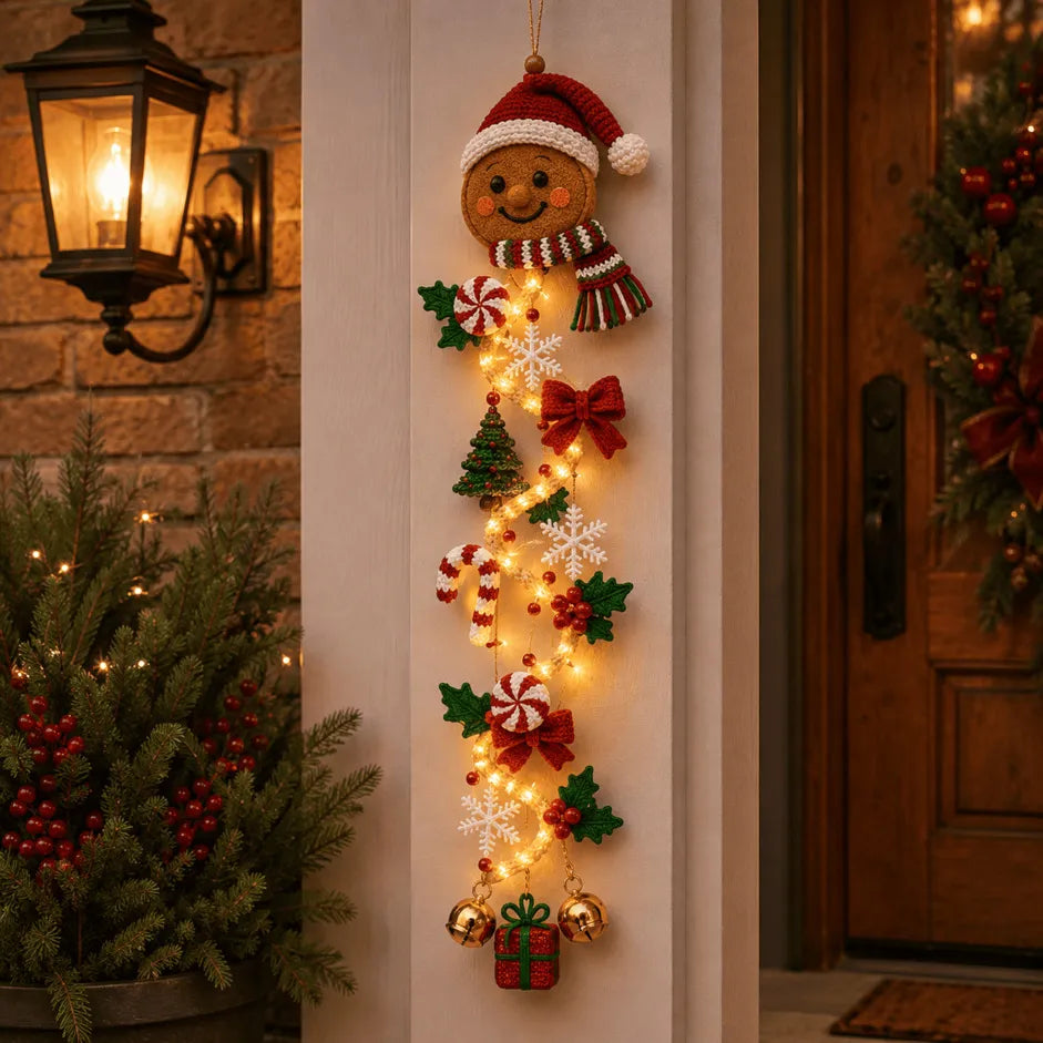 🎅🎄 Glowing Christmas Door Hanger