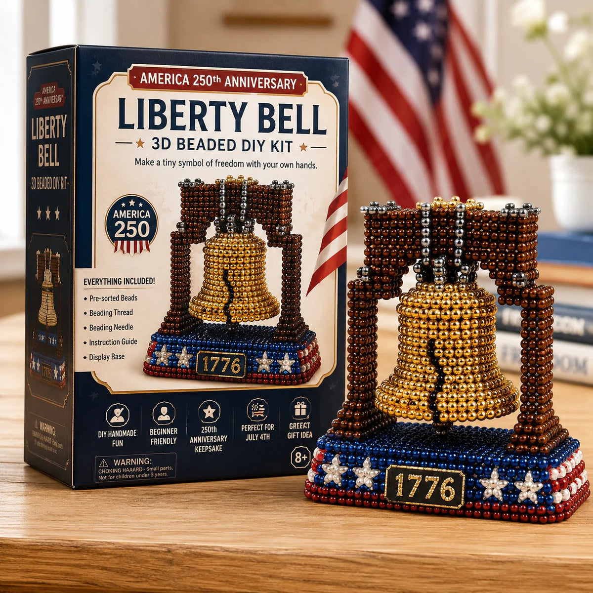 🔥LAST DAY 50% OFF - America 250th Anniversary 3D Beaded DIY Kit