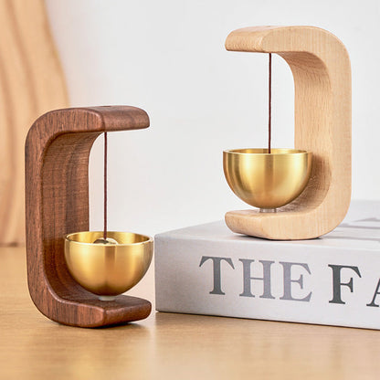 🎵✅Magnetic Wooden Wind Chime Doorbell Decoration