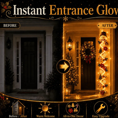 🎅🎄 Glowing Christmas Door Hanger
