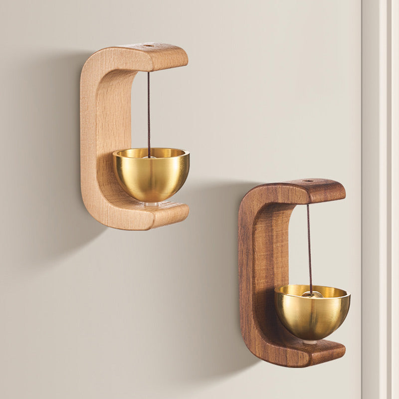 🎵✅Magnetic Wooden Wind Chime Doorbell Decoration