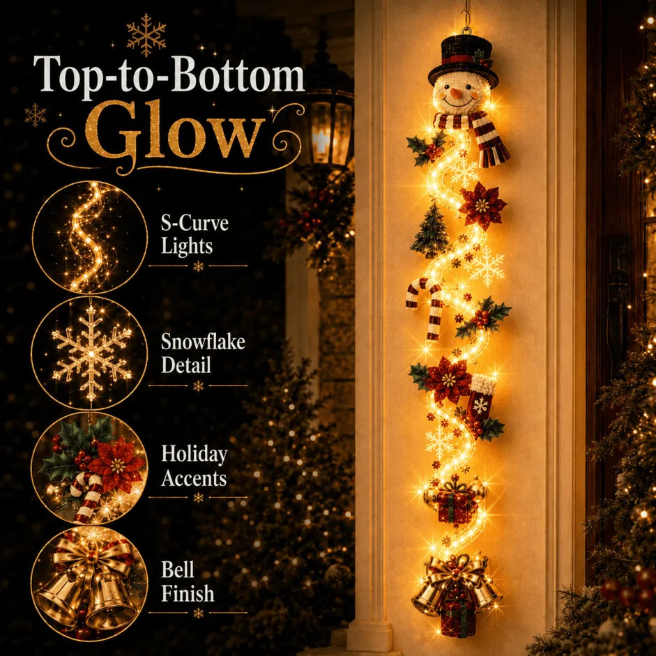 🎅🎄 Glowing Christmas Door Hanger