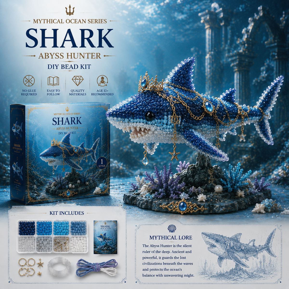 🔥Last Day: 50% Off 🌊 Mythical Ocean DIY Bead Kit