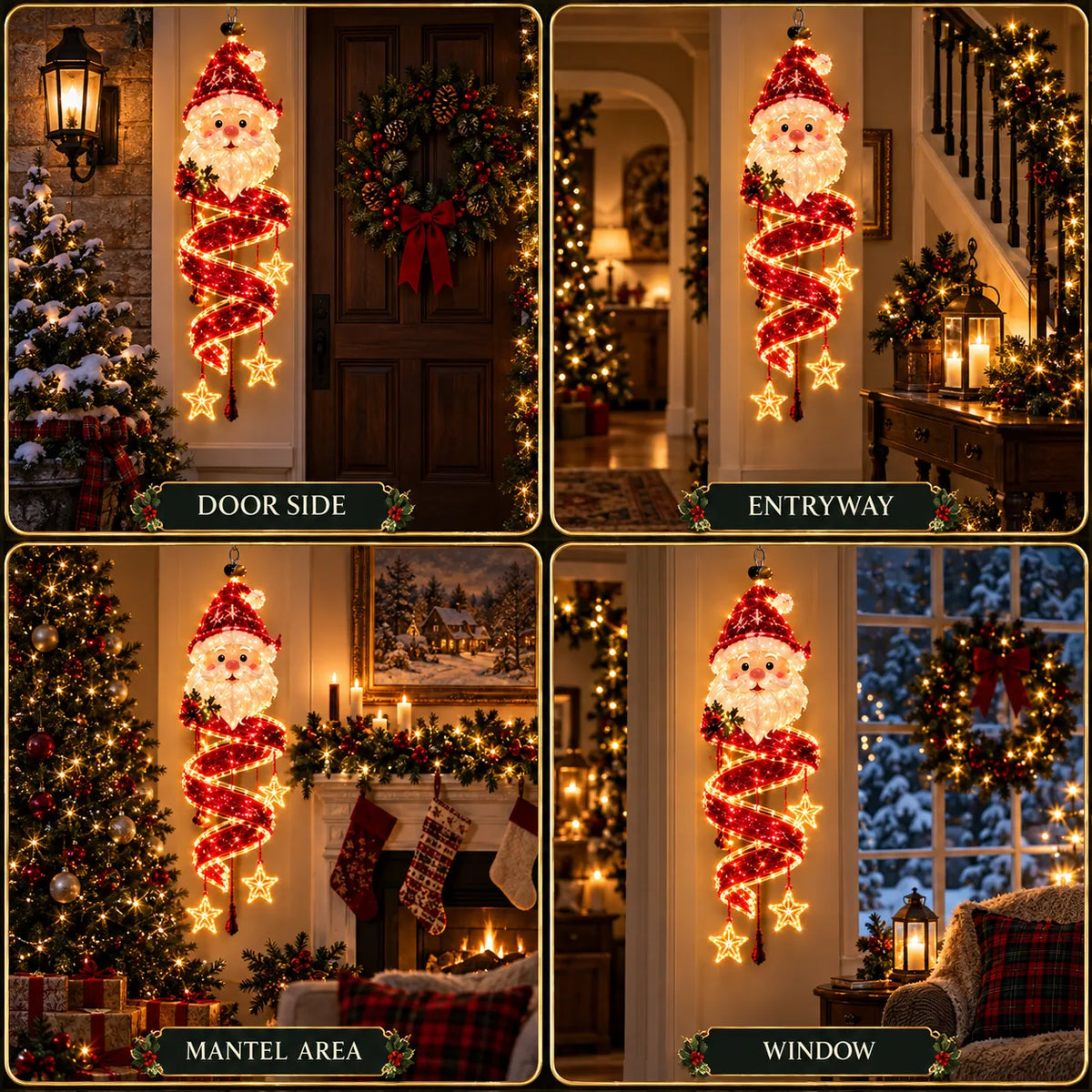 🎄Christmas Magic Spiral™ Hanging LED Light Collection