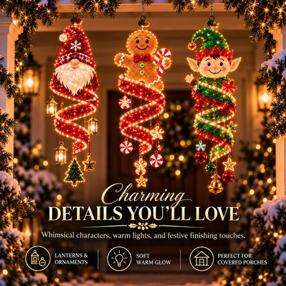 🎄Christmas Magic Spiral™ Hanging LED Light Collection
