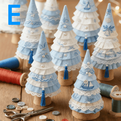 Patchwork Christmas Tree Decoration Kit