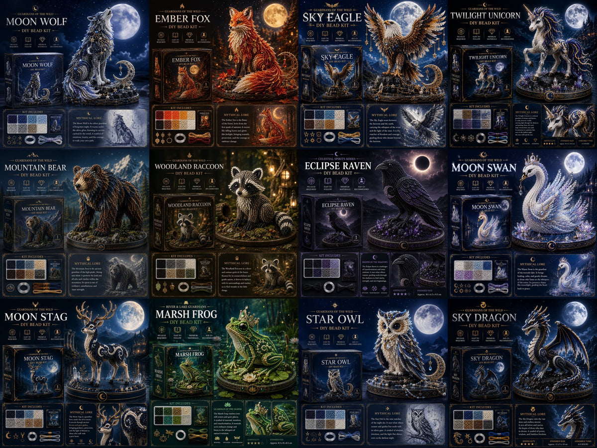 🔥Last Day 49% OFF🎁3D Animal Guardian DIY Bead Kit Collection