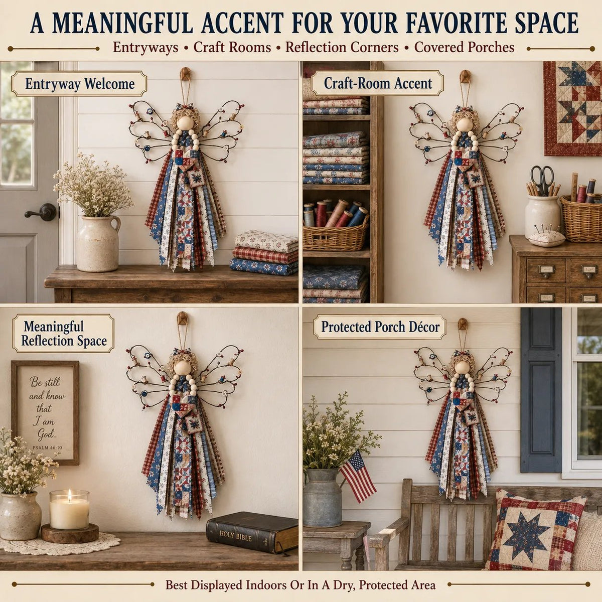 🌸Angel Fabric Hanging DIY Kit