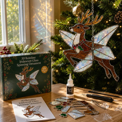 🎄Beginner-Friendly 3D Christmas Iridescent Suncatcher DIY Kit