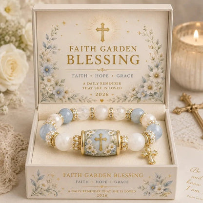 💜Hummingbird Garden Faith Bracelet 🌸