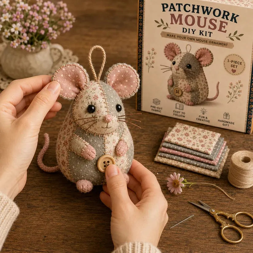 🧵DIY Patchwork Animal Kit – Create Your Own Adorable Animals
