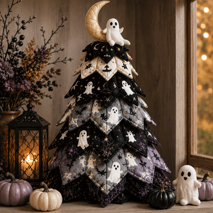 🎃🧵DIY Halloween Quilted Fabric Tree Kit