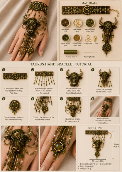 🔥 49% OFF – Zodiac DIY Beaded Hand Bracelet Kit – Create Your Celestial Wearable Art