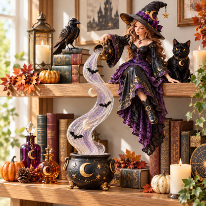 🔥 Hot Sale 45% OFF | 🌙 Midnight Spellstream™ – Enchanted Halloween Shelf Light Collection