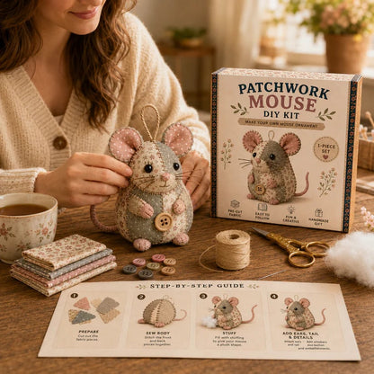 🧵DIY Patchwork Animal Kit – Create Your Own Adorable Animals