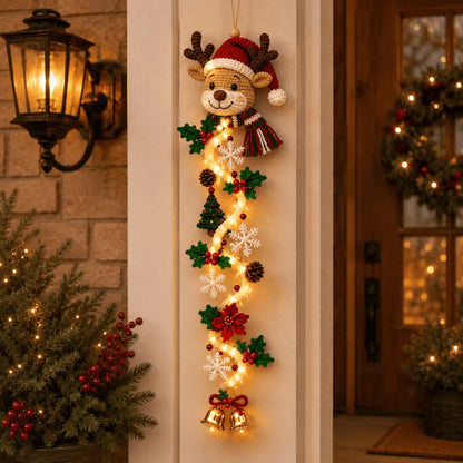 🎅🎄 Glowing Christmas Door Hanger