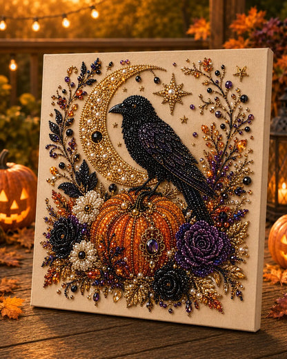 👻✨ Halloween Pearl Art DIY Kit – Turn Tiny Pearls into Spooky-Cute Magic