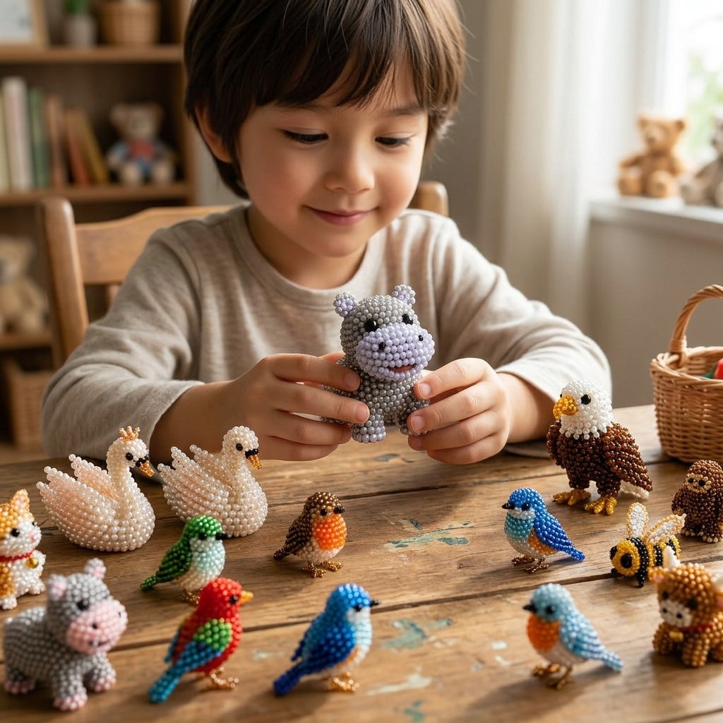 🔥Gift- 🎁✨ Tiny 3D Beaded Animal DIY Kit
